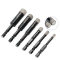 FEIDA 5mm-16mm Hex Handle Vacuum Brazed Diamond Glass Center Drill Bit Hole Saw Cutter 65-80mm Length for Granite Marble Ceramic