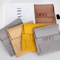 Custom Printed Suede Pouch Packaging Microfiber Earring Necklace Jewelry Container with Your Own Logo