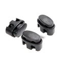 High Quality Garment Black Spring Cord Stopper Custom Drawstring Plastic Cord End Stopper for Drawstring Hoodie Luggage Garment
