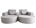 13pcs Per Set Certipur-US Foam Modular Kids Play Couch Babies and Kids Multi Purpose Sofa for Kids Play Games