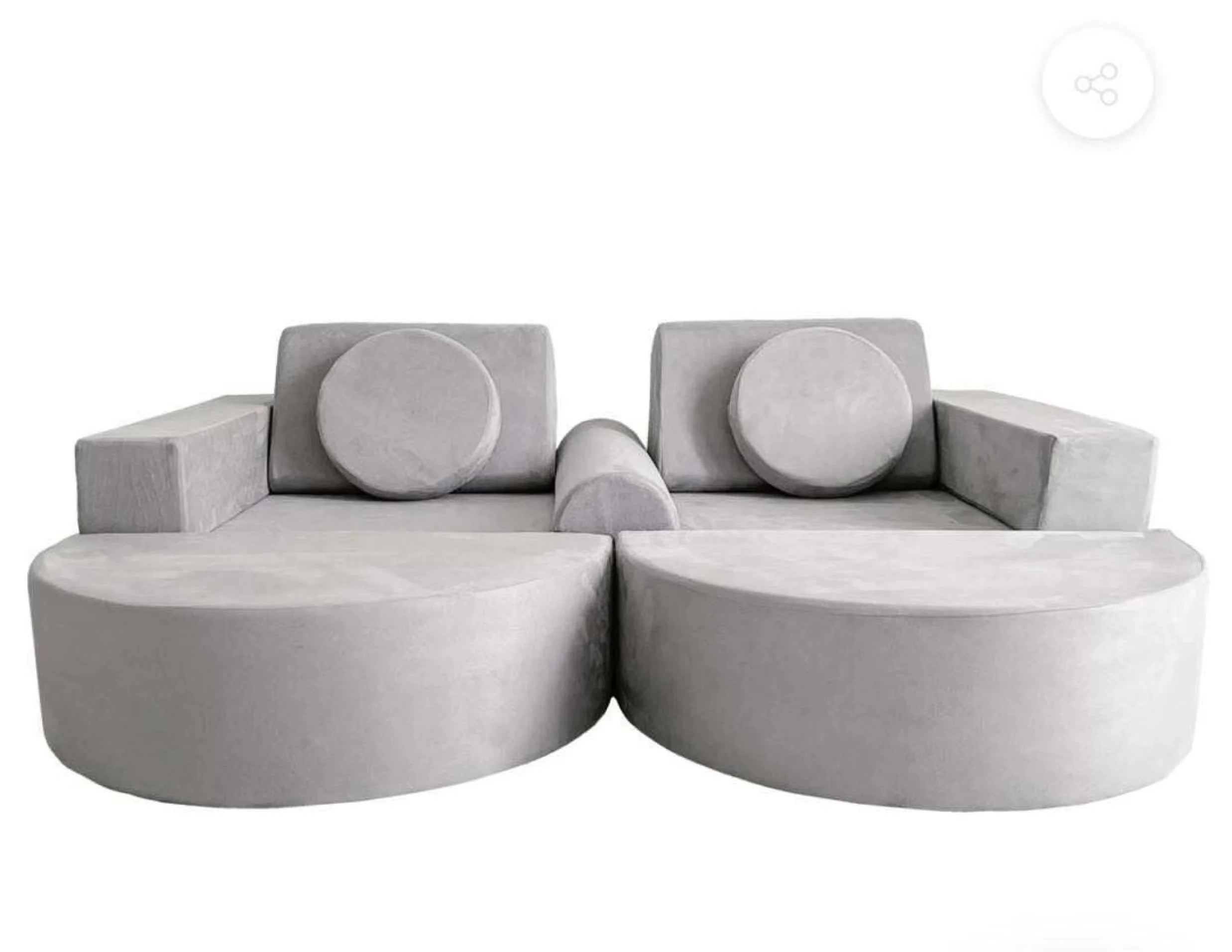 13pcs Per Set Certipur-US Foam Modular Kids Play Couch Babies and Kids Multi Purpose Sofa for Kids Play Games
