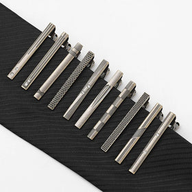 5cm Trendy Retro High-grade Copper Men's Tie Clip Formal Fashion Tie Holder for Wedding Engagement Gift