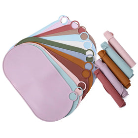 Scallop Modern Kitchen Dining Table Place Mats 2024 Table Runner and Silicone Placemat Set for Kids