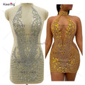 WDP-395 Keering Crystal 3D Design Rhinestone Applique Sew-on Women Flower Bodice for Party Wedding Dresses
