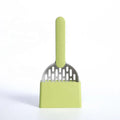 Lelote Portable ABS Cat Litter Scoop Set with Pedestal Broken Resistant Design Hook & Arc Shovel Includes Box Logo Model L-089