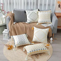 Morocco Cushions Cover Tufted Design for Home Decor 18x18 Inch Throw Pillows With Tassel Soft Sofa Cushion Cover