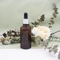 50ml 100ml Amber Luxury Hair Oil Custom Color Glass Dropper Bottle Glass Serum Essential Oil