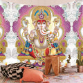 Elephant Indian Mandala Tapestries Wall Hanging Ganesha Tapestry Walls Decor Beach Towel