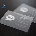 Custom White Ink Inkjet Pvc Card Printing Transparent Photo Pvc clear Business Card