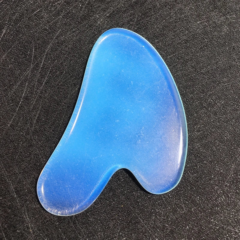HY OEM body massage skincare private label massage tools natural opalite stone gua sha heart scraping gua sha