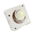 Muslim  Islamic Hamper Cardboard Paper Eid Mubarak Festival 4  Sweet Cup Cake Box Treat Gift Packaging Dessert Box with Window