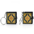 Wholesale Fashion Cute Mini Koran Pendant Key Chain Muslim Quran Book Keychain