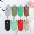 Pouch Bag Case Protective PU Leather Pouch Keychain for USB Flash Drive Memory Stick