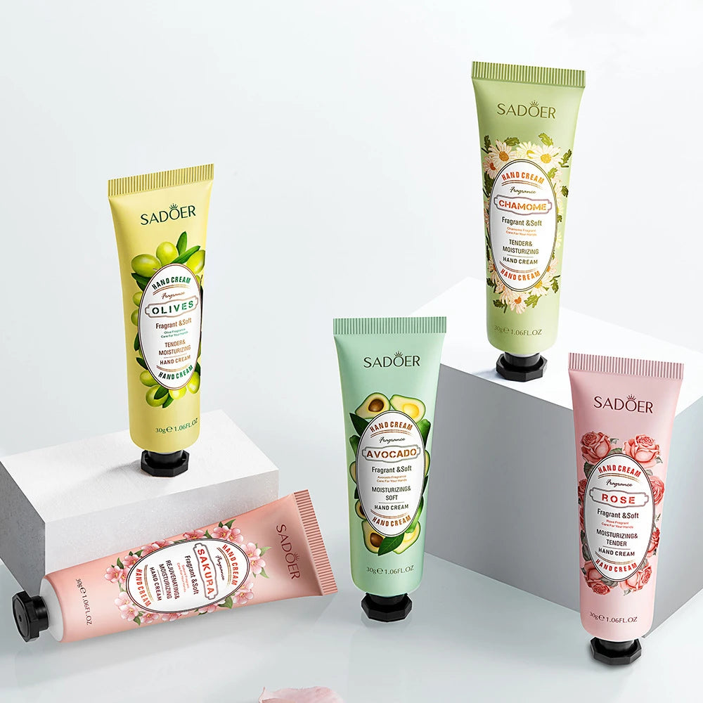 Private Label in Stock Factory Wholesale Hand Cream 30g 11 Flavors Mini Hand Lotion Moisturizing Plant Hand Cream