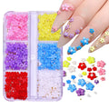 Nail Decor Color-Changing 5-Petal Flower 3D Camellia Butterfly Crystal Nail Art Rhinestones