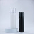 Refillable Matte Black 100ml Glass Fine Mist Spray Bottle with Spray Pump Cap for Hair Spray
