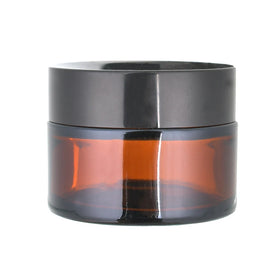 Empty Glass Cream Jar Amber Color 5g 10g 20g 30g for Face and Eye Cream Use Available for Customized logo