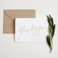 Wholesale Recycled Custom Rose Gold Embossed Printed Paper Custom Thank You Card Business Card Greeting Card