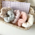 Fall Winter Girls Kid Hair Accessories 2025 Fuzzy Hair Band Fluffy Plush Elastic Tie Faux Fur Furry Warm Soft Hair Scrunchies