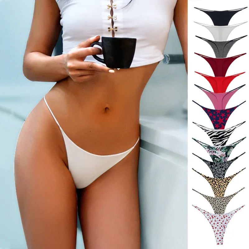 New Victoria Secreted Low Waist Sexy Bikini Thongs for Women Seamless Panties G-strings Women T Panties Adults