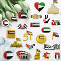Ready Stock Factory Price UAE Flag Pin 55th Magnetic Badges 2026 UAE National Day Gifts