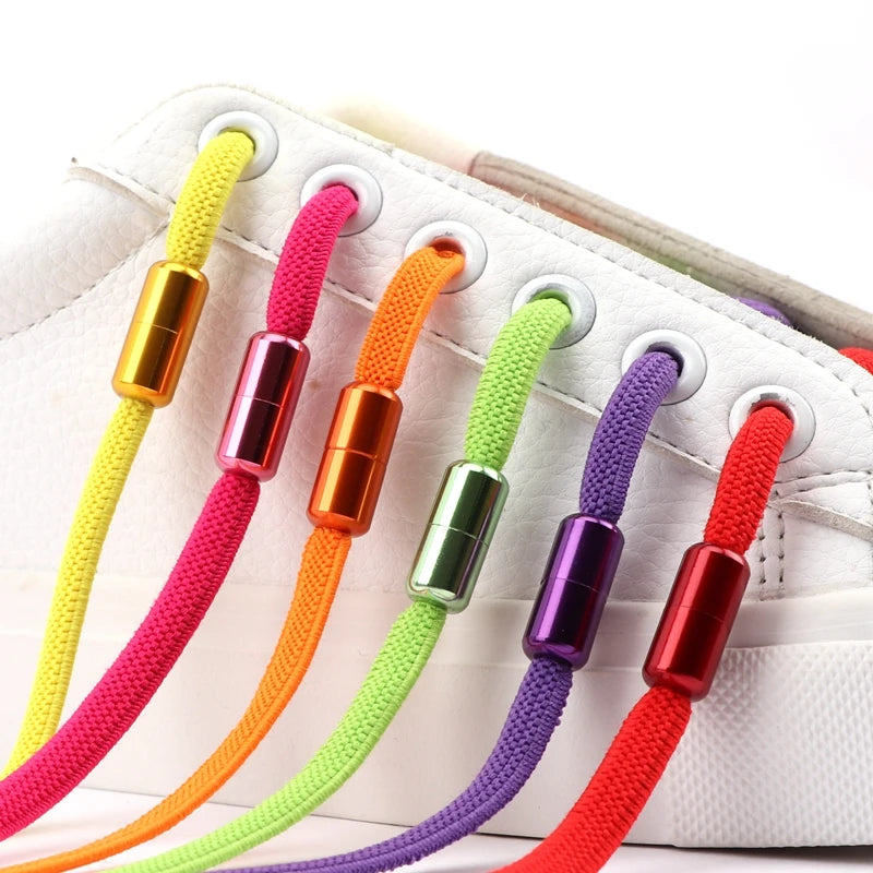 2pcs Aluminum Shoelace Buckle Capsules 15 Color Metal Lace Lock DIY Sneaker Kits with Shoe Decorations