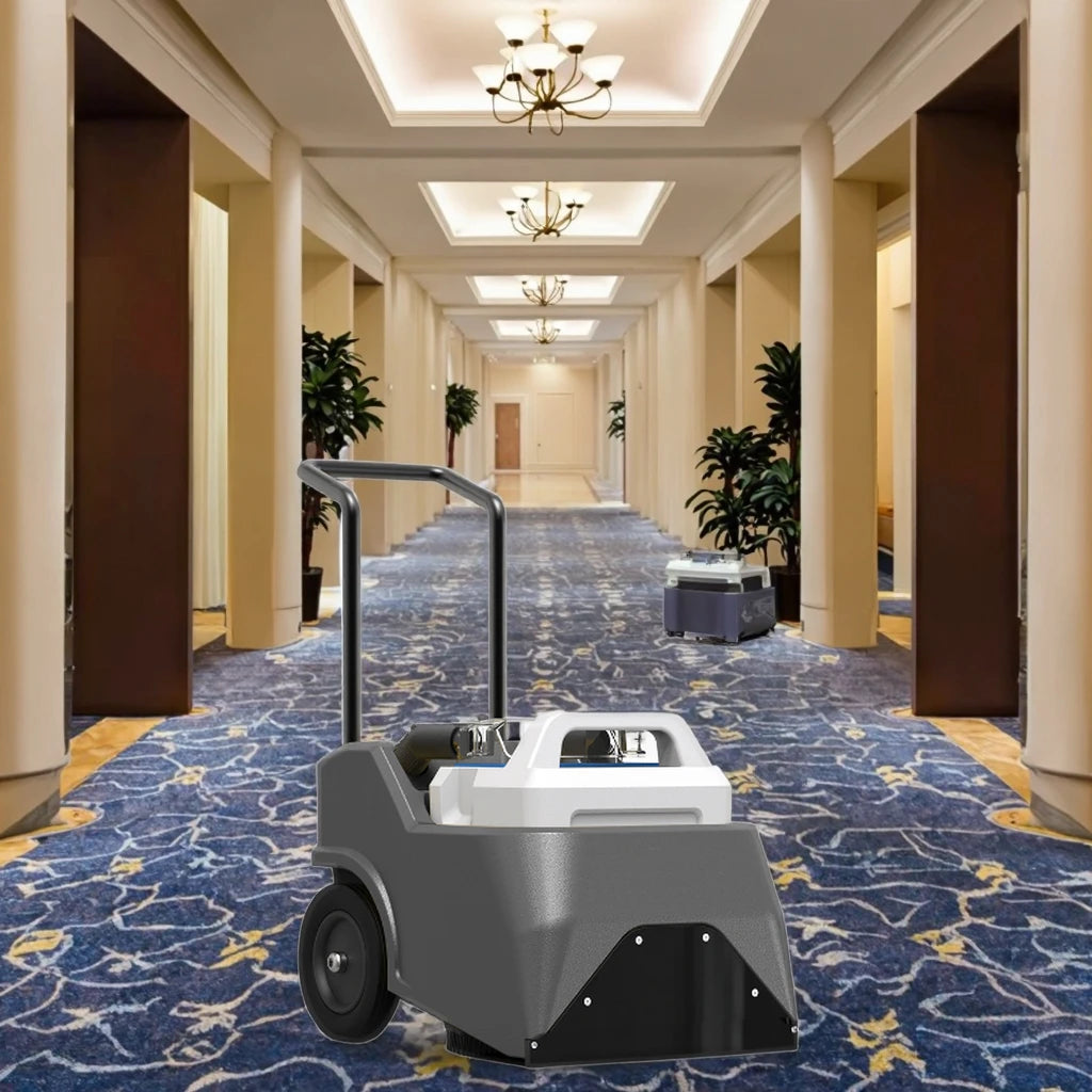Electric Push Carpet Dryer New Condition 400mm Working Width Living Room Corridor Water Absorption Drying Floor Motor Pump