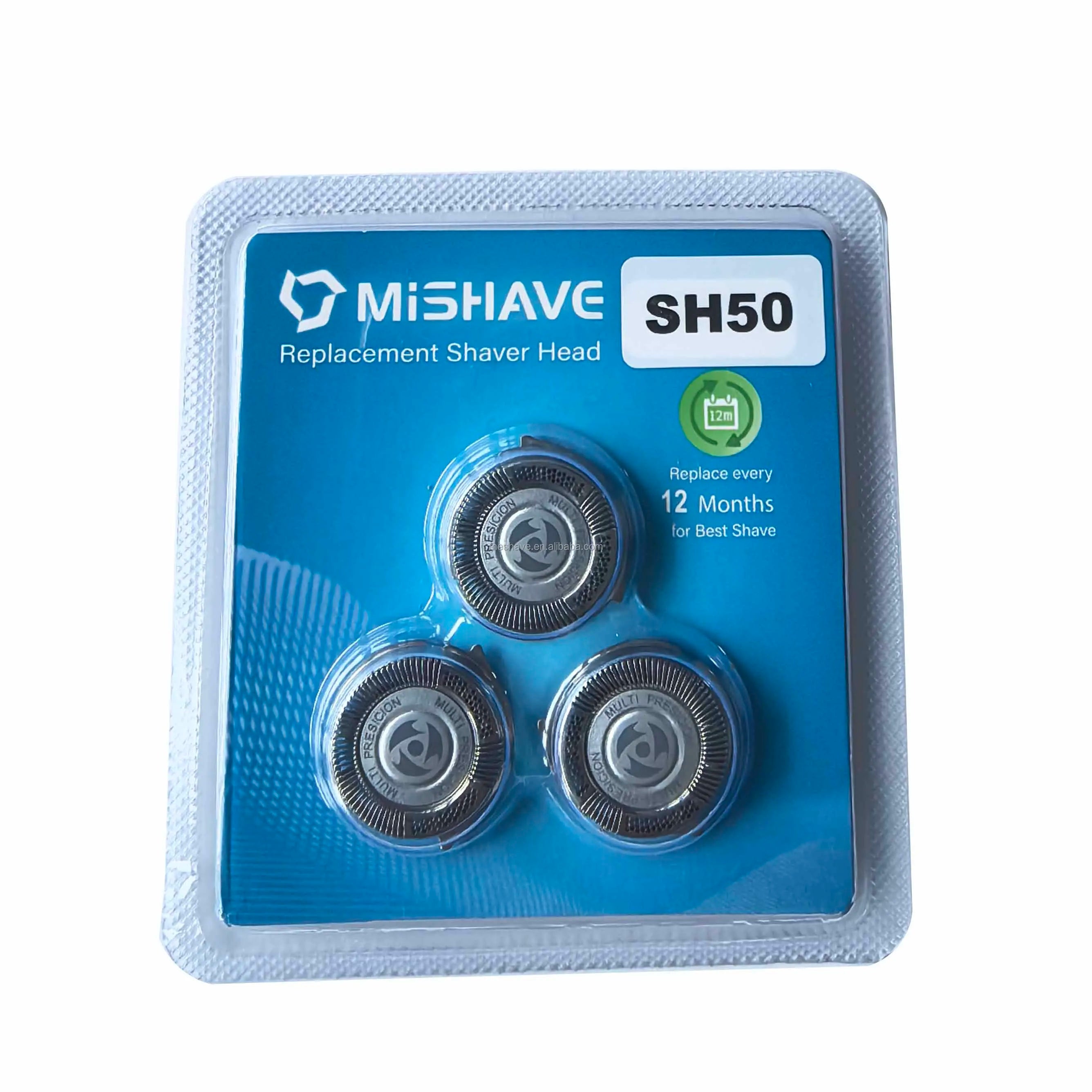 Series 5000 Shavers Replacement Heads Precision Razor Blades for Philips SH50 Shavers PH5000 Stainless Steel Material