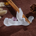 Crystal Decanter Painted UV Printing Buddhism Style Incense Holder Decoration for Coffee Table Ornaments