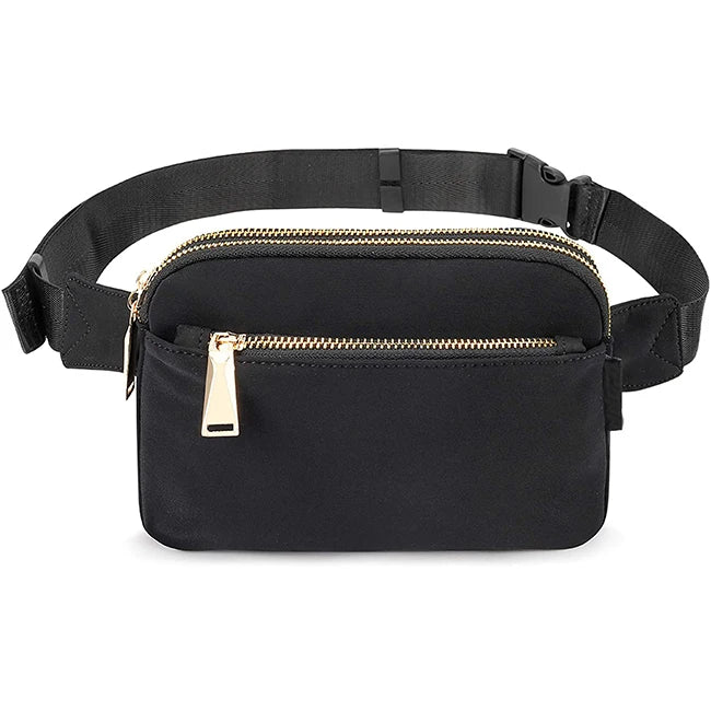 Customized Logo Wholesale Outdoor Sport Hiking Fanny Pack Waist Bag with Secret Pocket