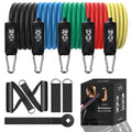 Factory Price Wholesale High Quality Foam bar Custom LOGO Exercise Power Band Latex 11 Pcs Resistance Band