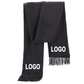 Personalized Comfortable Premium Knitting Fashions Acrylic Sport Soccer Scarf With Tassel