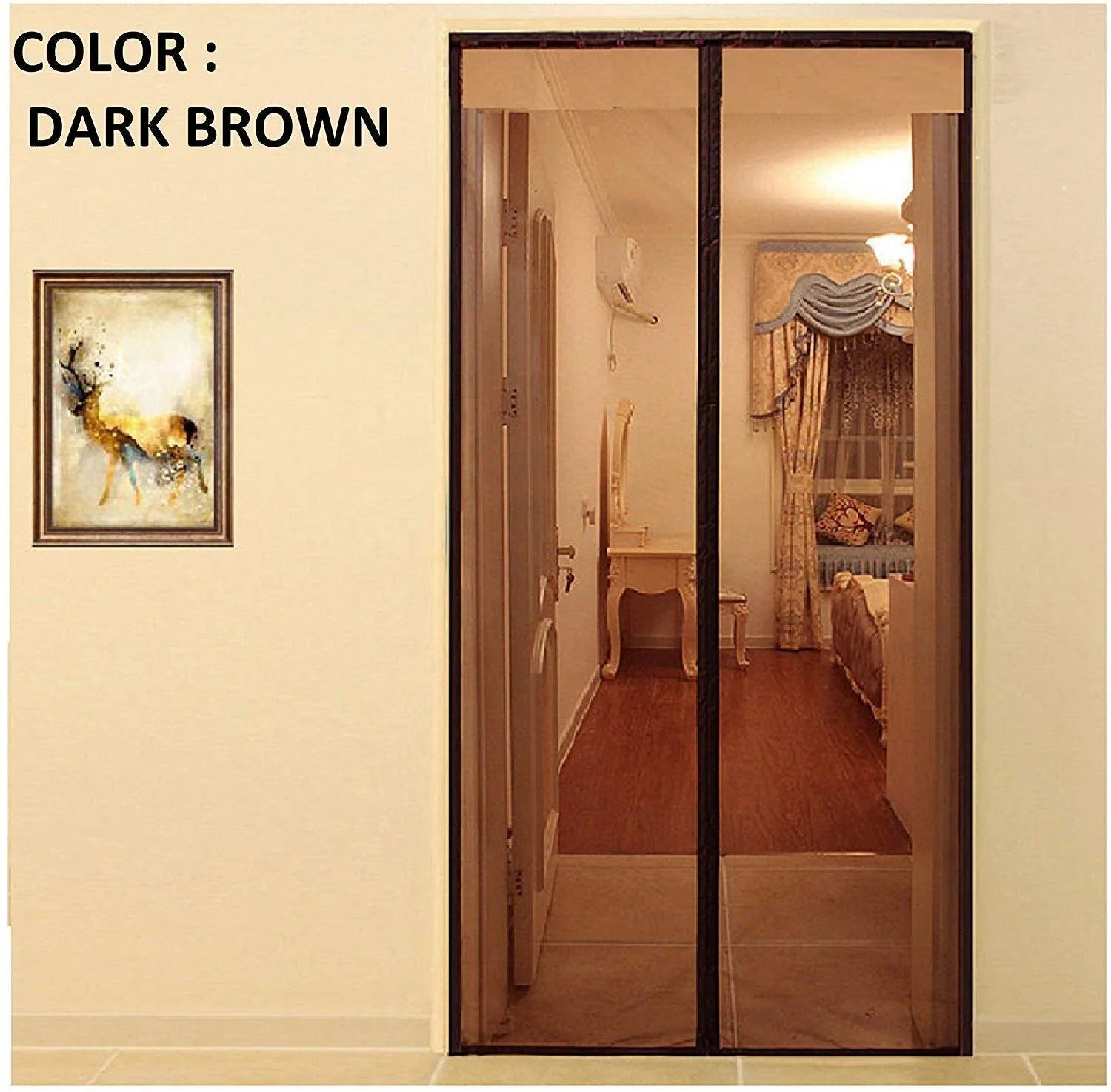 Magnetic Mosquito Net Soft Door Curtain Cover Magnet Customized Anti Insect Fiberglass Mesh Door Screen Curtains