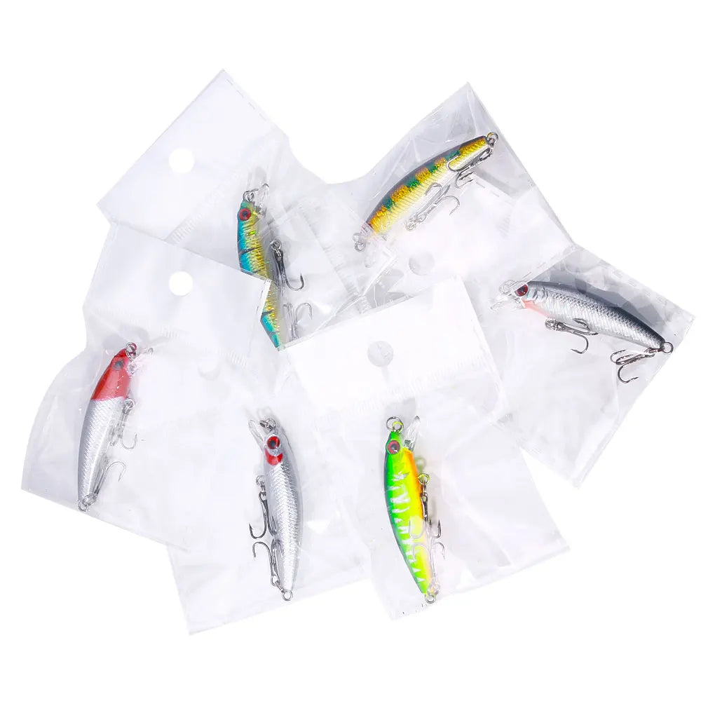 NEW 5.5CM 2.5G Minnow Fishing Lure Mini 3D Lure Eyes Bait Long Casting Sinking Fishing Lure in New Type