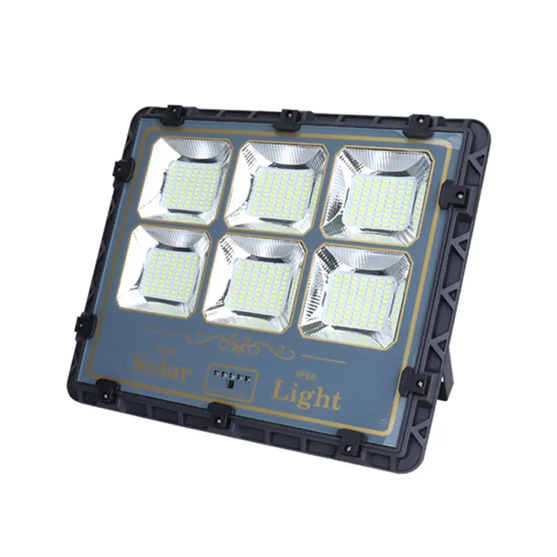 Howlighting New IP65 LED ABS Aluminum Body Outdoor Courtyard Street Light with Human Body Sensor Lighting Solar Flood Light