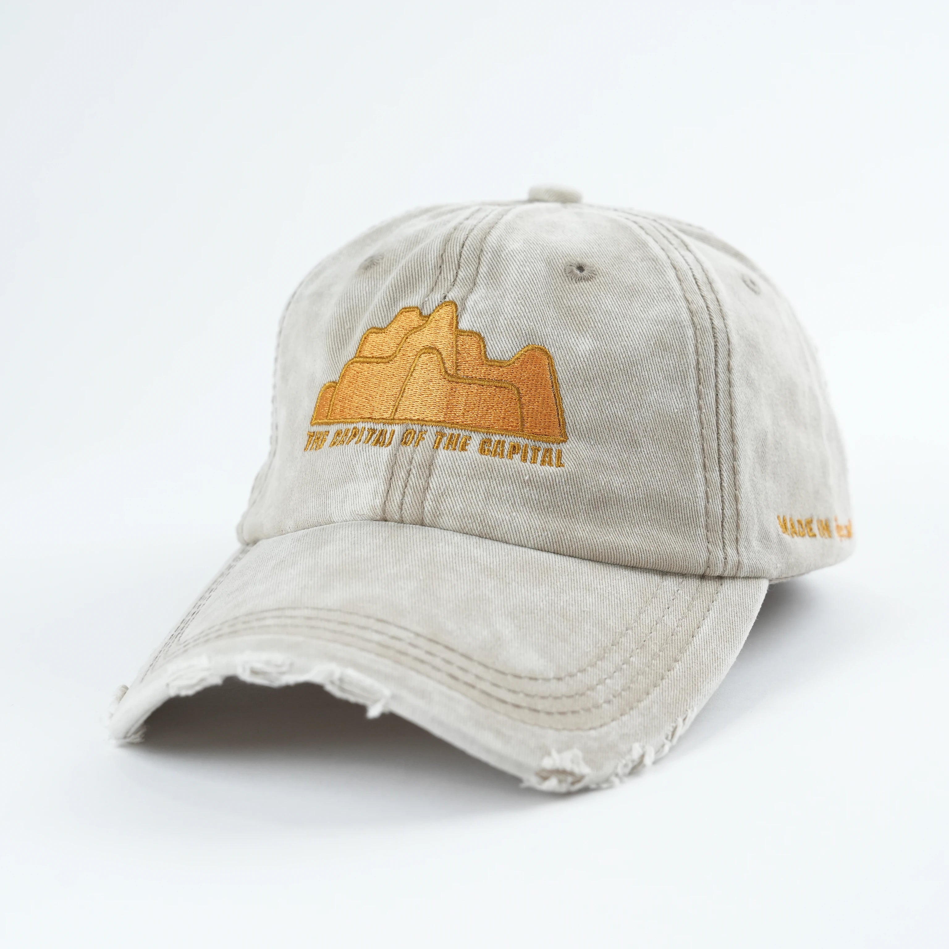 Custom New Washed Designer Dad Distressed Dad Cap Embroidered Logo Custom Label