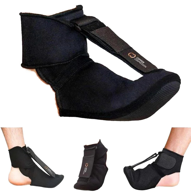 Melenlt Soft  Recovery Night Sock Plantar Fasciitis Support Dorsal Drop Foot Brace