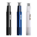 Portable Nose Trimmer Electric Razor Shaver Rechargeable 2 in 1 Nose Ear Hair Removal Trimmer for MEN