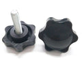 1/4-20  Plastic Head Torx Head Screw Thumb Screws Six Star Plastic Cap Thumb Screw