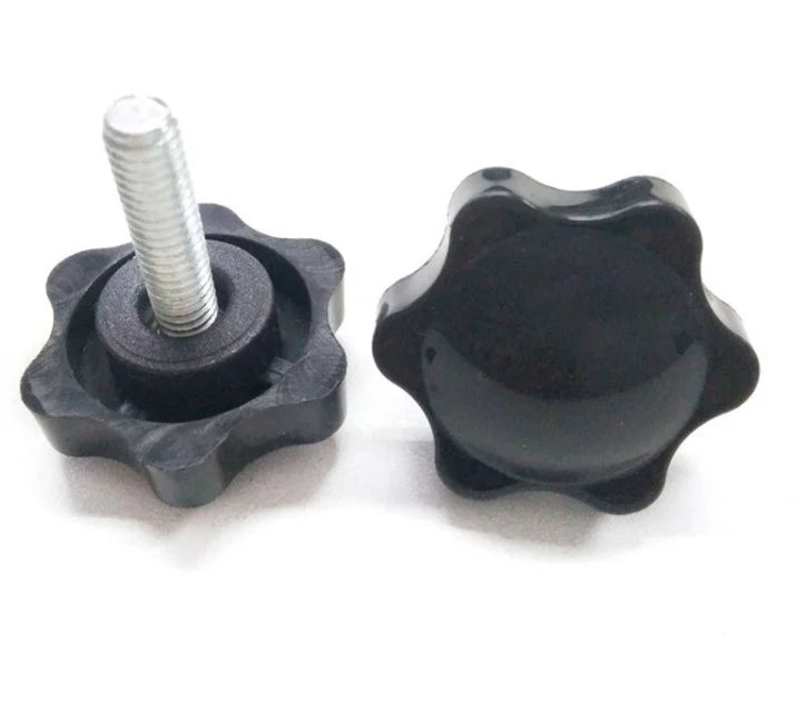 1/4-20  Plastic Head Torx Head Screw Thumb Screws Six Star Plastic Cap Thumb Screw