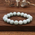 Women Jewelry Natural Jade Beads Bracelet Round Buddha Bead Original Jade Bracelet for Lovers