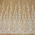 Exquisite Embroidery Lace Sequin Applique Wedding Dress Bridal Lace Fabric