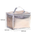 Waterproof Thermal Cold Packaging Bags Light Weight Thermal Freezer Bag Insulated Bento Lunch Cooler Non Woven Thermal Bag