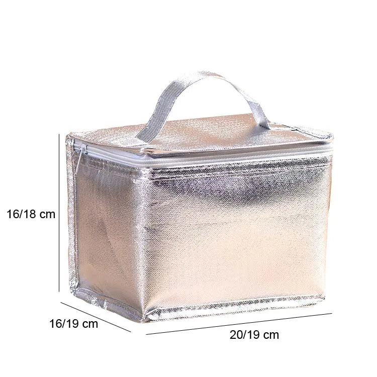 Waterproof Thermal Cold Packaging Bags Light Weight Thermal Freezer Bag Insulated Bento Lunch Cooler Non Woven Thermal Bag