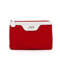 Eco Friendly Fabric Travel Cosmetic Bag with Embossed Logo Custom Nylon Toiletry Bag Gift Waterproof Makeup Zipper Pouch Eco