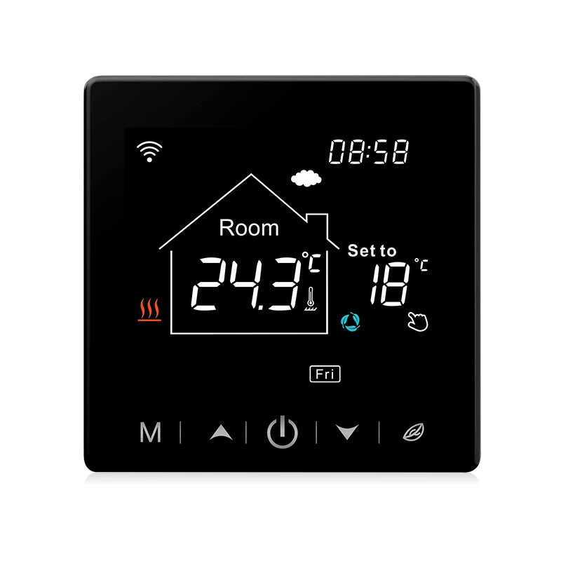 Wi-Fi Tuya Smart  Thermostat WiFi 3A Water & Gas Bolier Underfloor Heating Control Programmable Thermostat Voice Control