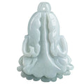 Natural Jadeite Cabbage Pendant Necklace for Women Chinese Lucky Fortune Jewelry Gift for Ladies and Girls