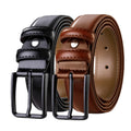 LQbelt New Classic Genuine Leather Belts Men's Pin Buckle Belt Wholesale Factory Custom logo Belts for Men