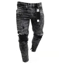 Wholesale Price Broken Destroy Mens Jeans Skinny Ripped Hole Men's Jeans Hip Hop Streetwear Denim Pants