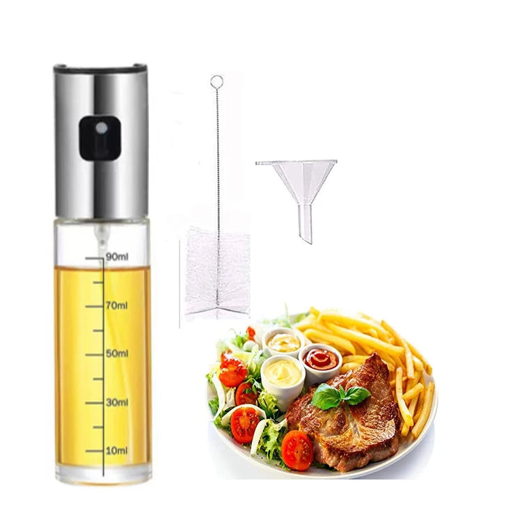 3-Piece Set 90ml Multi Purpose BBQ Salad Baking Roasting Mister Cooking Spray Bottle Cook Olive Oil Sprayer Sets
